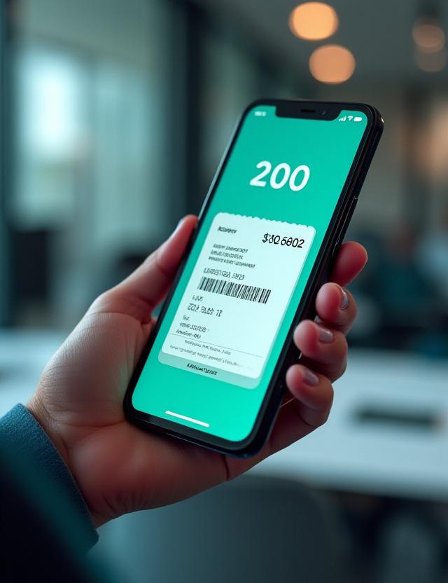 OreVault mobile app interface showing automated receipt matching